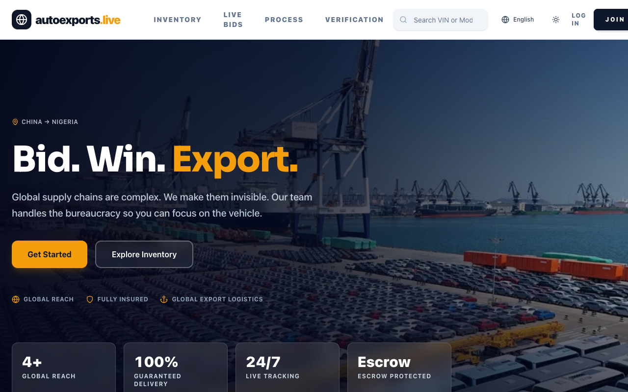 AutoExports Platform